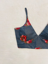 Grey spaghetti Strap Blouse