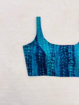 Rama Green Tie dye blouse