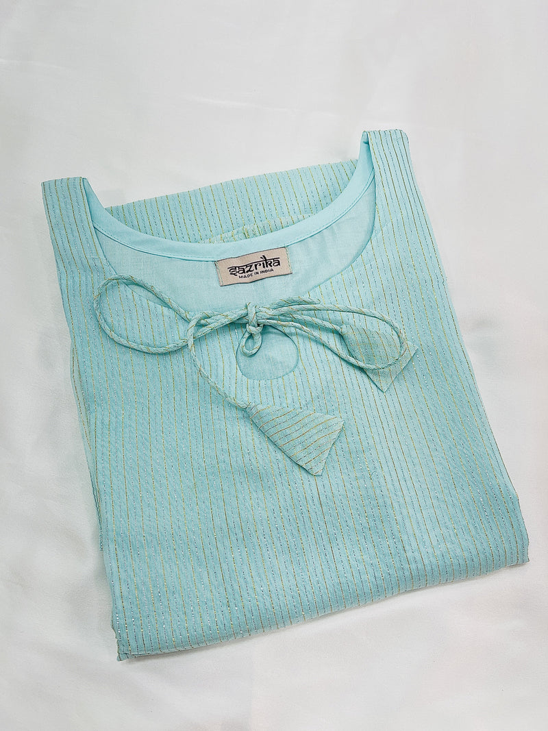 Kurti  A Dash Of Sky Blue