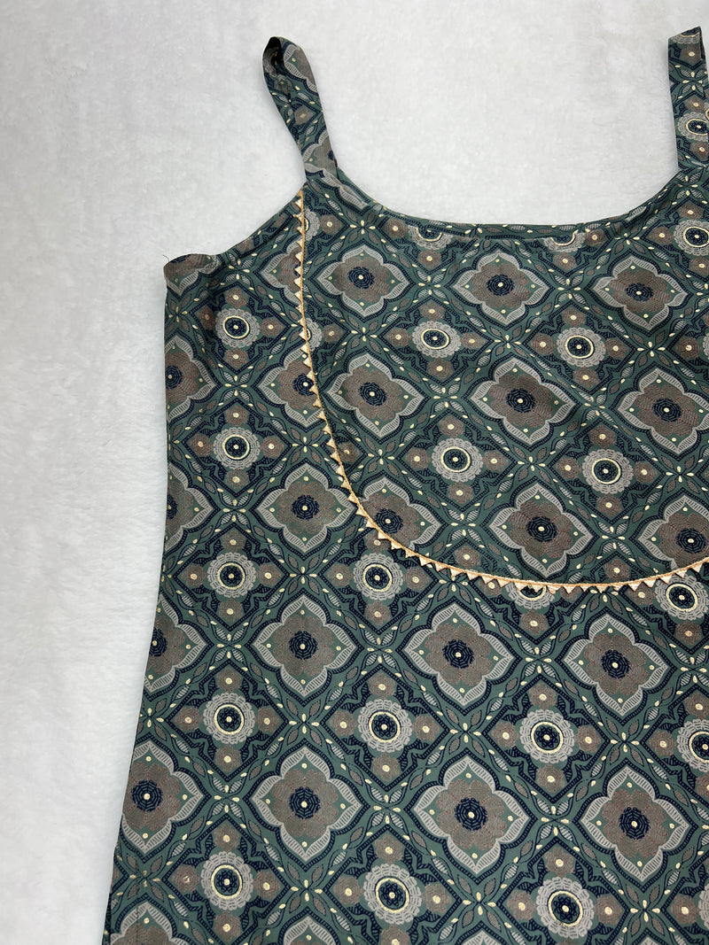 Chakori rayon straight Kurti