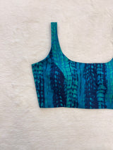 Rama Green Tie dye blouse