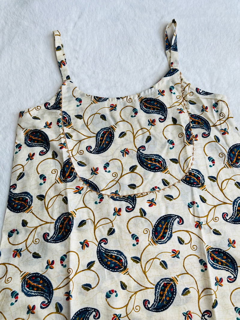 Lemonade Rayon straight Kurti