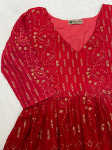 Mystic Red Tunic Top