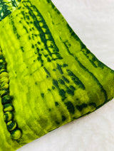 Green tie dye style gown