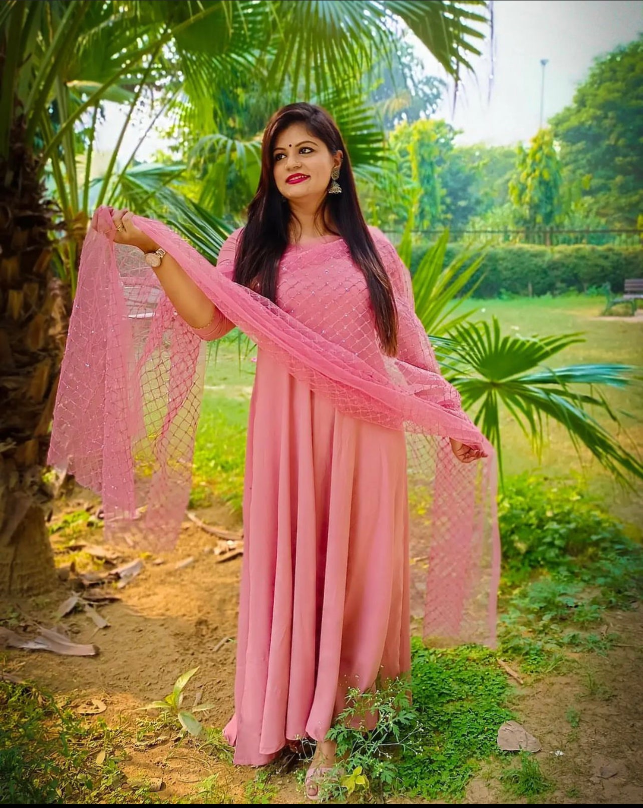 Lavani Anarkali Suit Set