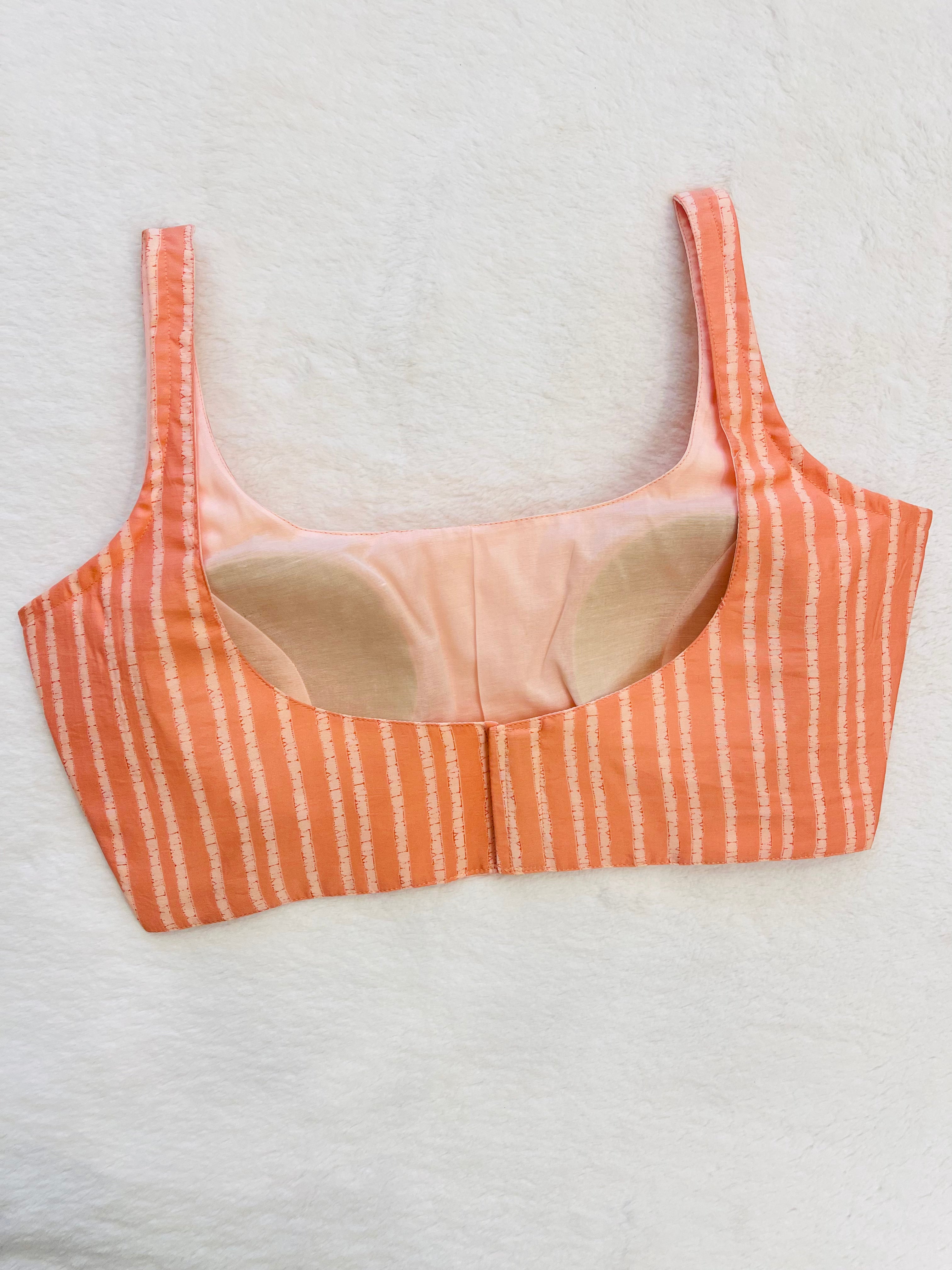 Orange Candy Rayon Blouse