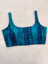 Rama Green Tie dye blouse
