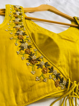 Mustard Beauty Handwork Blouse