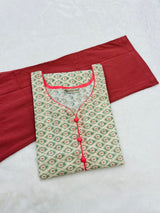 Autumn Semi Cotton Kurti