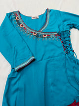 Angrakha Style Handwork Gown