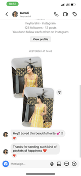 Yellow  Chanderi Straight Kurti