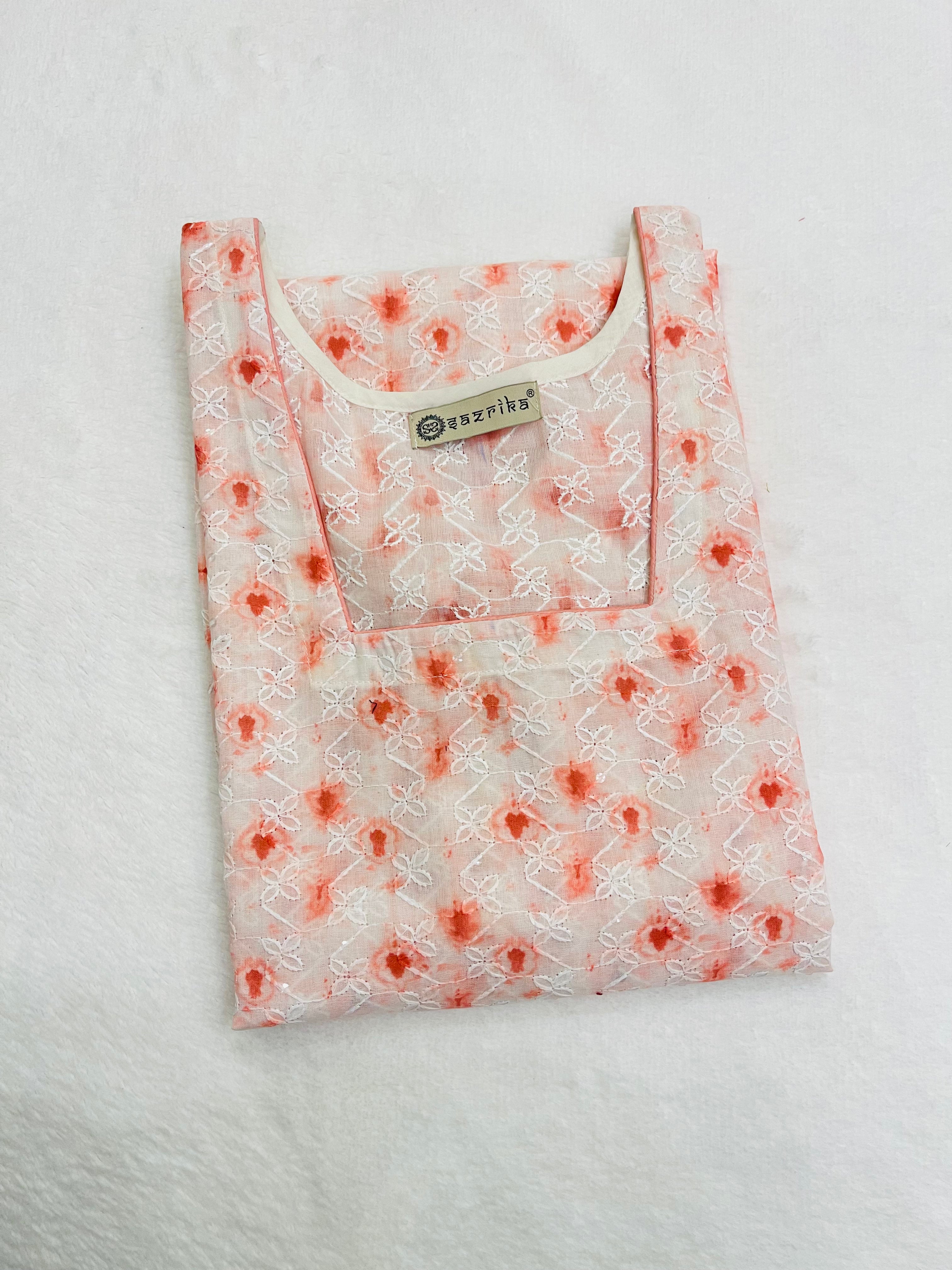 Cherry Embroidery Kurti