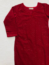 Bold And Beautiful Chikankari Kurti
