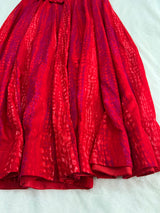 Pink tie dye style gown