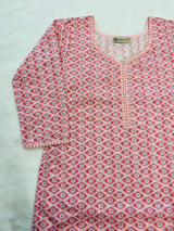 Red Embroidery Kurti