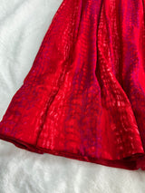 Pink tie dye style gown