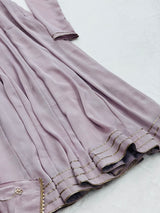 Purple Haze gotta work anarkali gown
