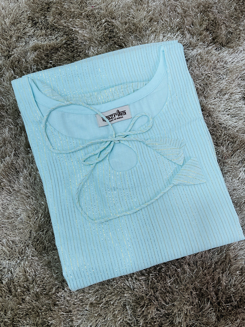 Kurti  A Dash Of Sky Blue