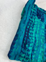 Rama green tie dye style gown