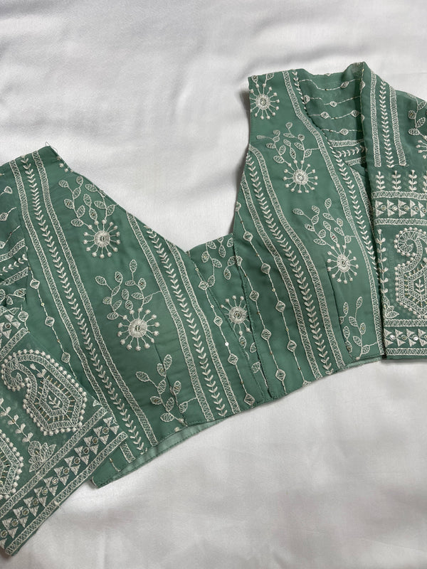 Green Ball Blouse