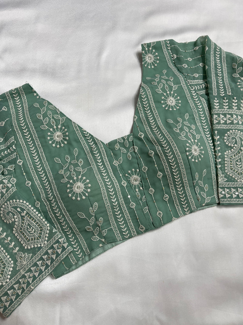 Green Ball Blouse