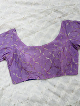 Purple Embroidery Blouse