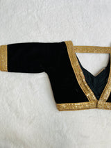 Black Velvet Blouse