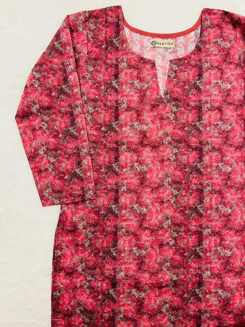 Candy Red Kurti