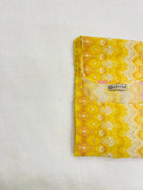 Yellow  Chanderi Straight Kurti