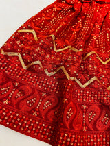 Fire And Gold Tunic Top