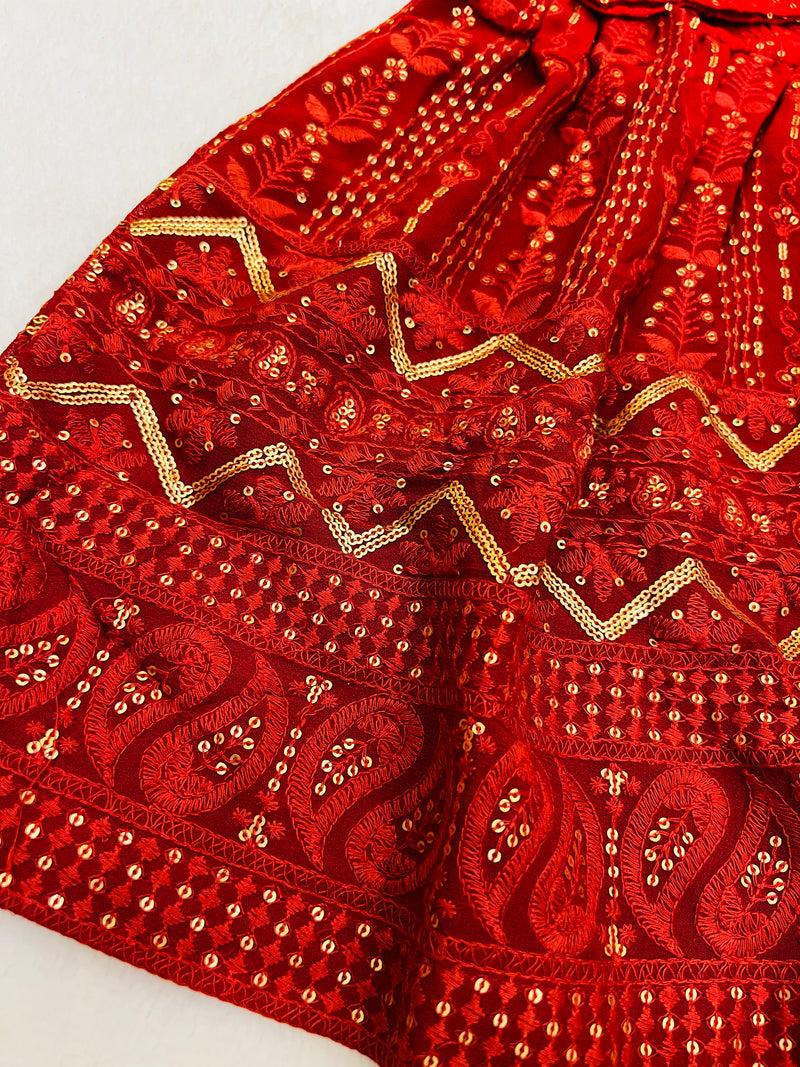Fire And Gold Tunic Top