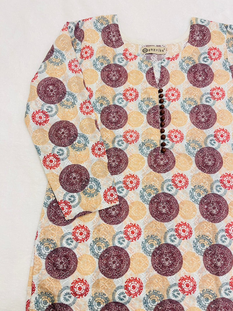 Kindness Embroidery Kurti