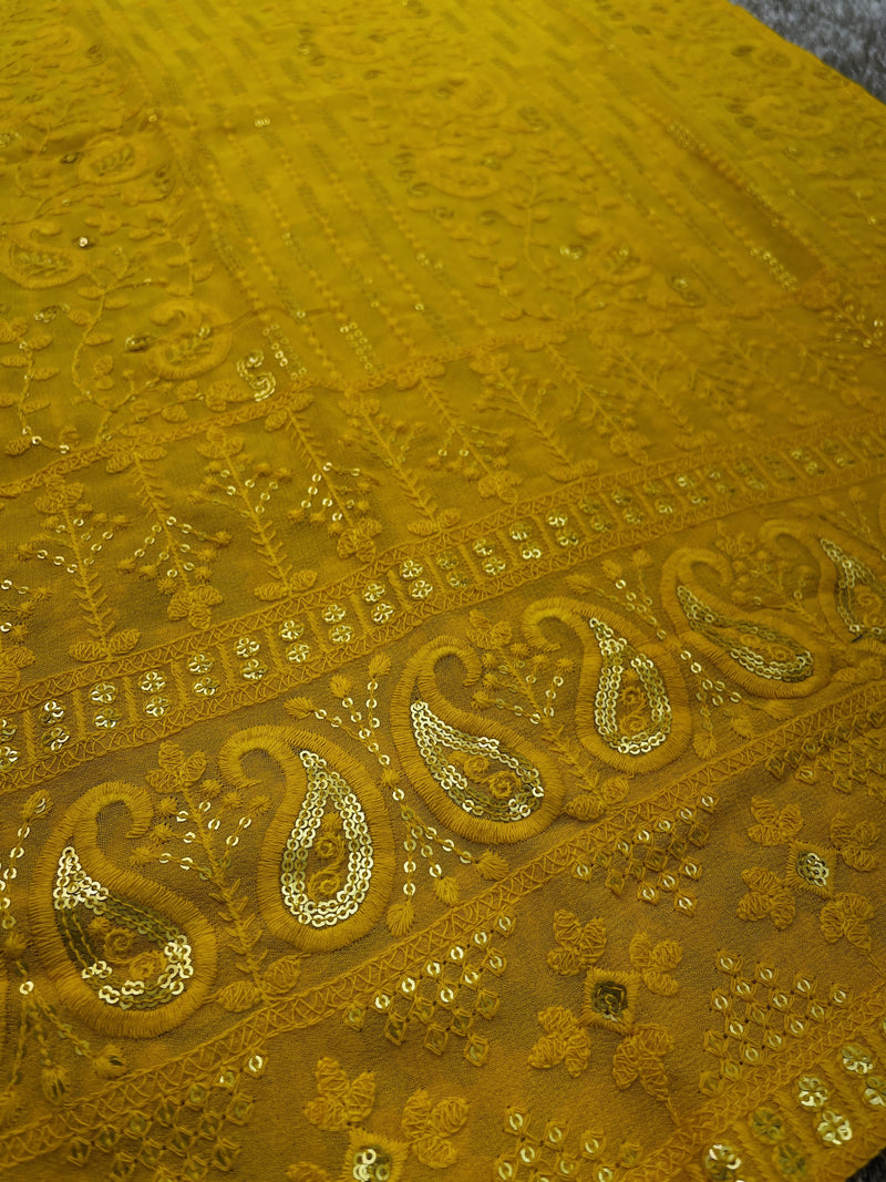 Dual Shade Mustard Kurti