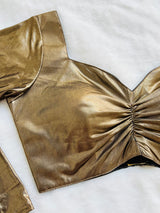 Gold Covered Blouse