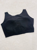 Black viscose Georgette Blouse