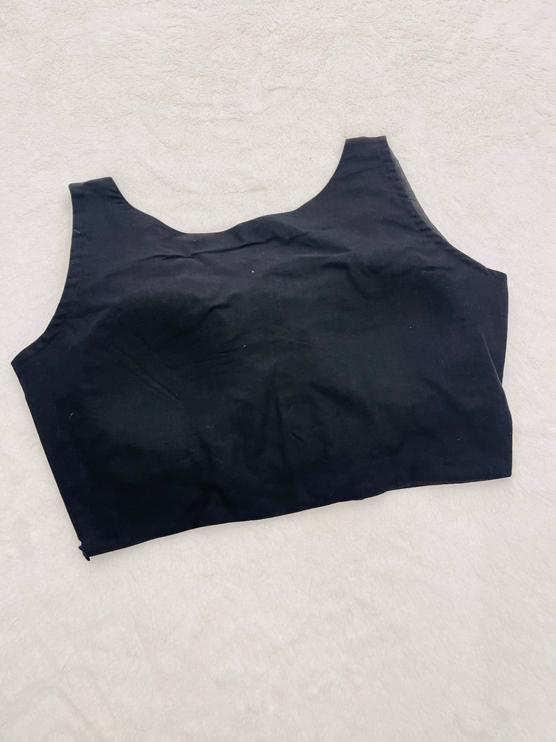 Black viscose Georgette Blouse
