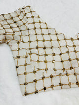 Georgette Sequin Work Blouse