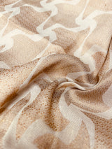 Hari Bhari pure georgette sequin work  batik print Saree
