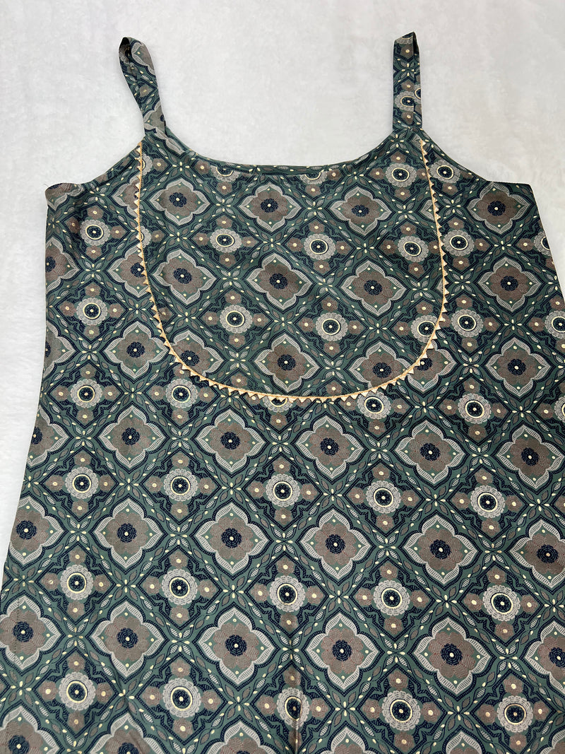 Chakori rayon straight Kurti