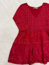 Rosy Pink Tunic Top