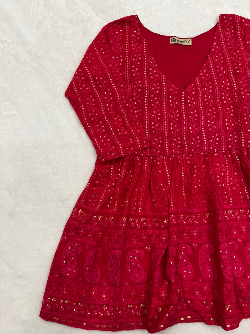 Rosy Pink Tunic Top