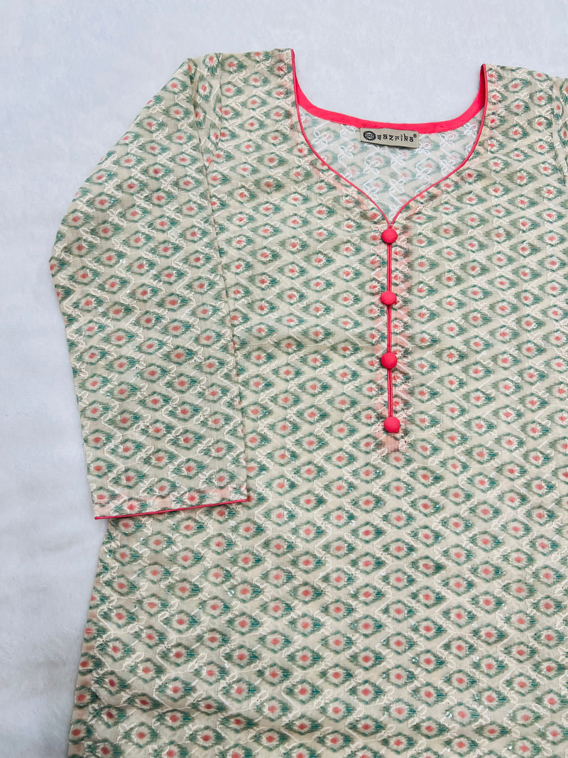 Autumn Semi Cotton Kurti
