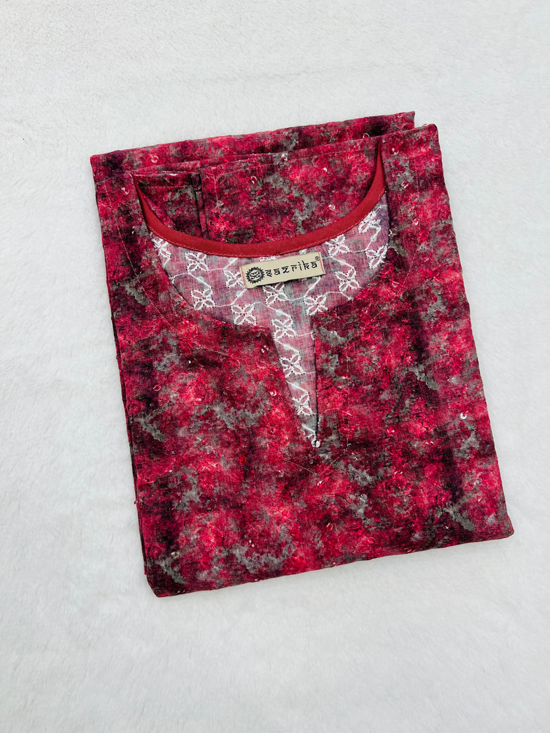 Candy Red Kurti