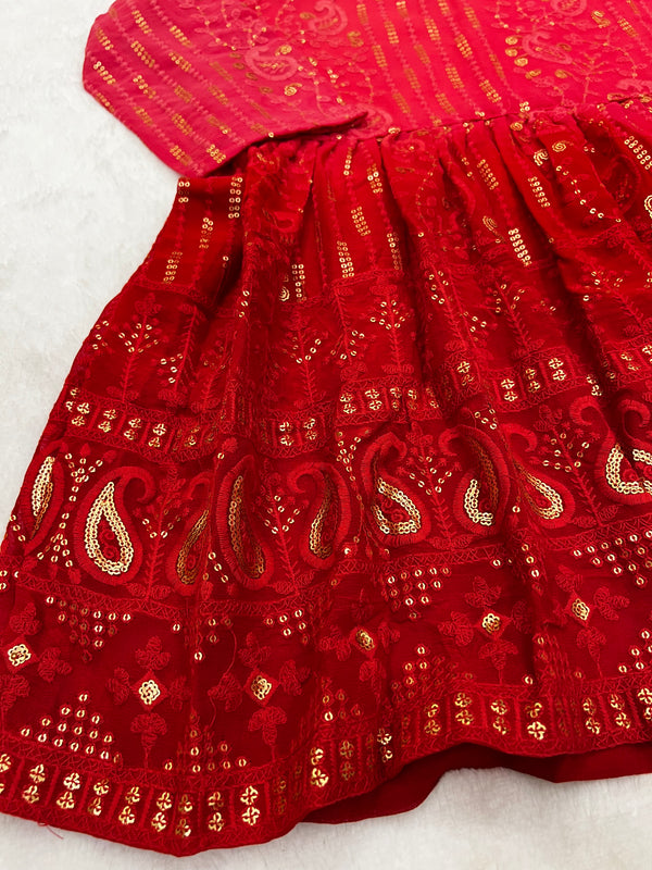 Mystic Red Tunic Top