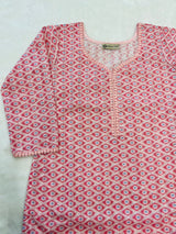 Red Embroidery Kurti