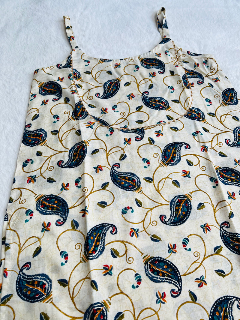 Lemonade Rayon straight Kurti
