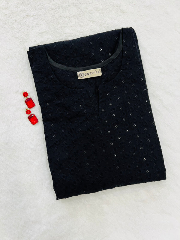 Traditional Twist Chikankari Kurti