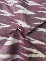 Peachish Pink Ikkat Blouse Fabric
