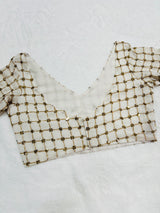 Georgette Sequin Work Blouse