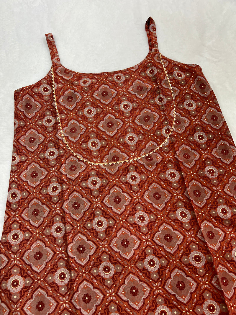 Chavi rayon straight Kurti